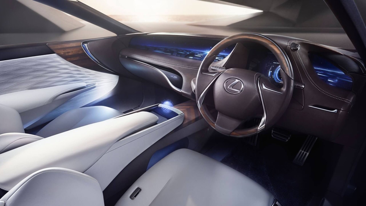 interior look of a Lexus car