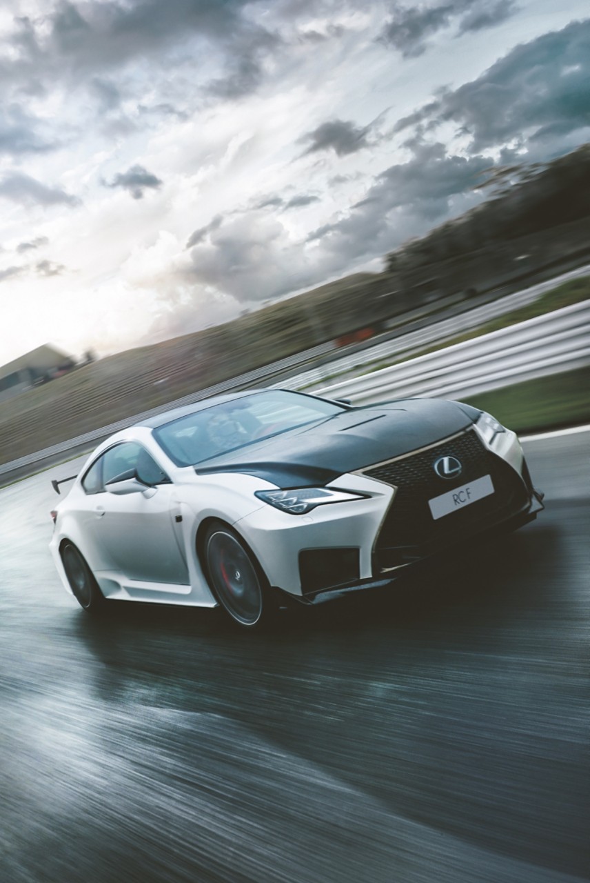 lexus rc f driving