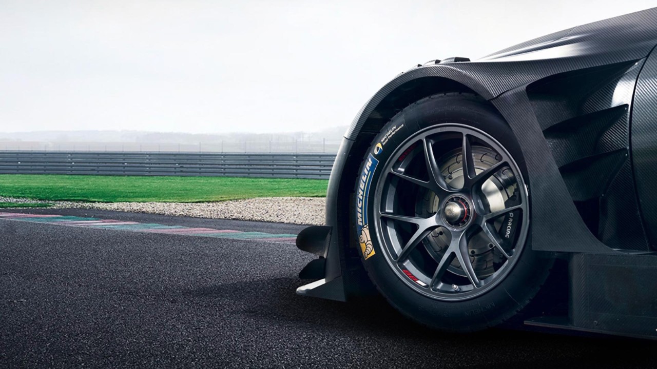 close up of a Lexus car wheel