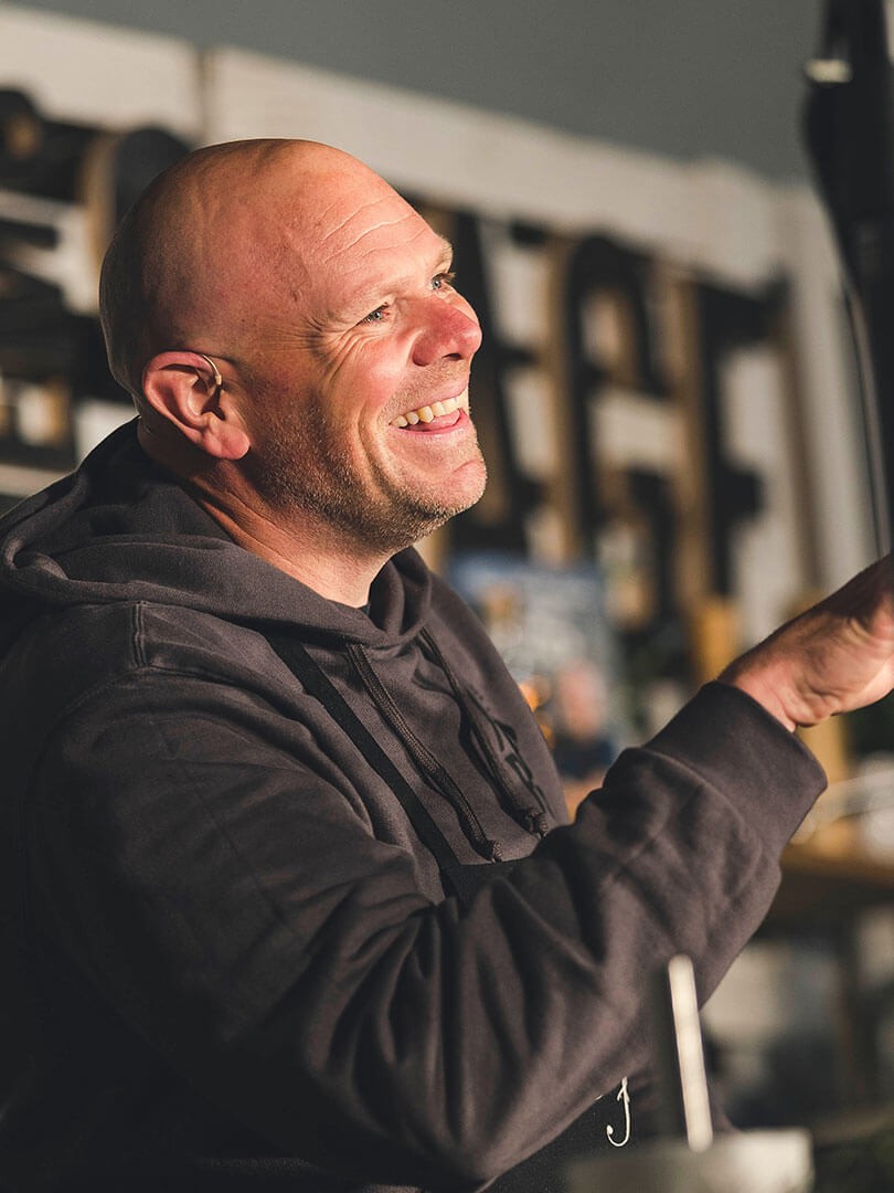 Tom Kerridge smiling