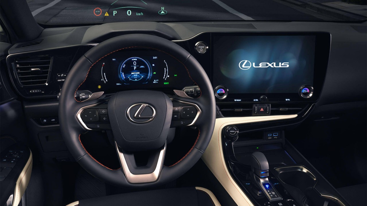 Lexus NX drivers cockpit 