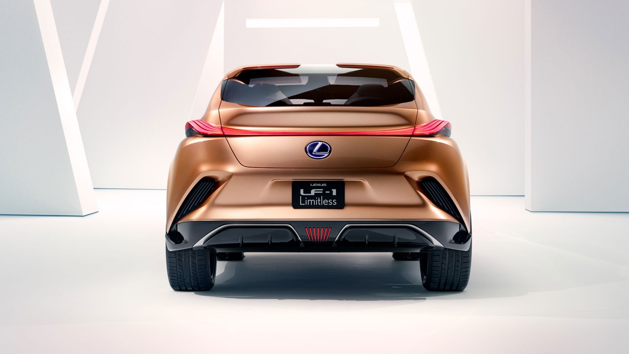 back of the Lexus LF-1 Limitless