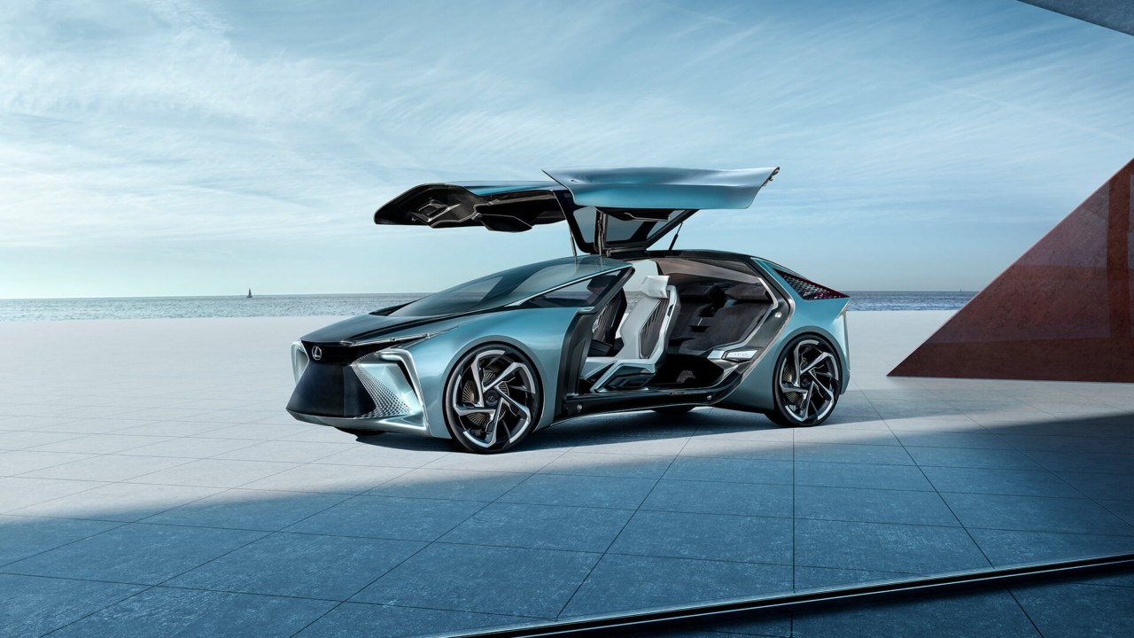 Lexus LF-30 Electrified car doors open