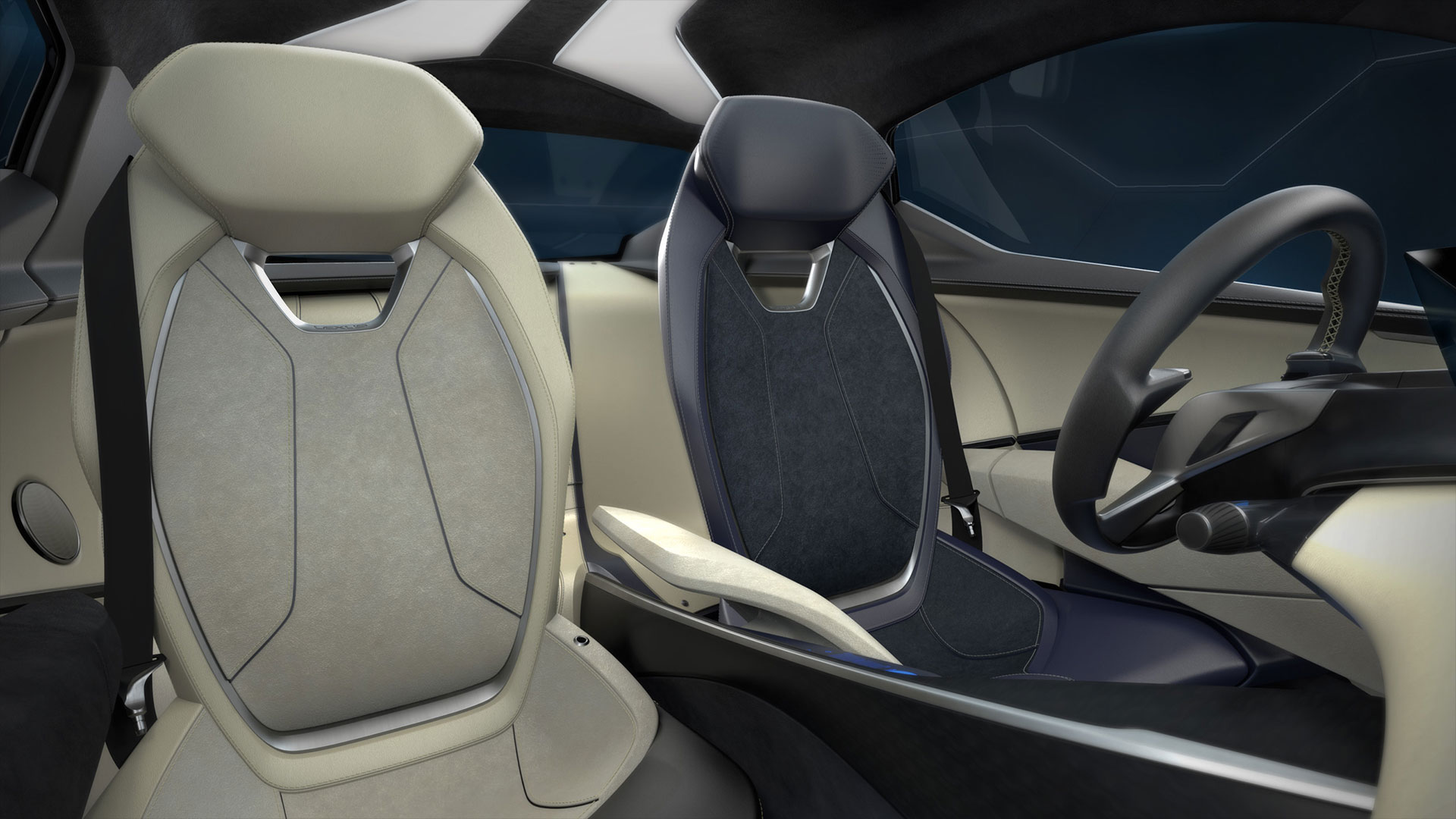 front seats in the Lexus LF-SA