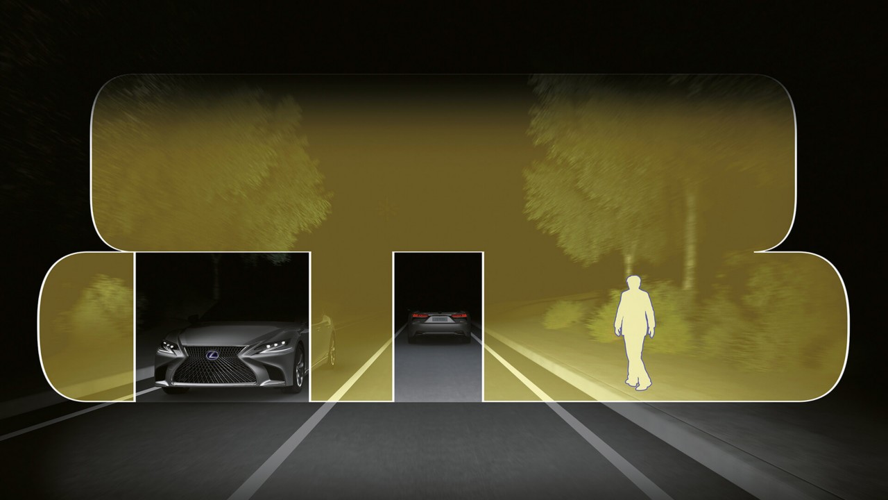 Lexus adaptive high beam system